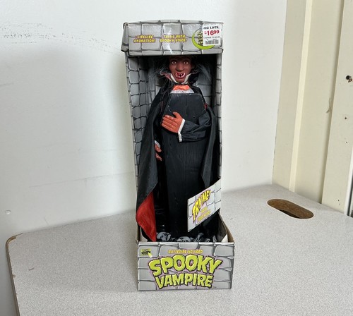 Vintage animated spooky coffin - spooky,